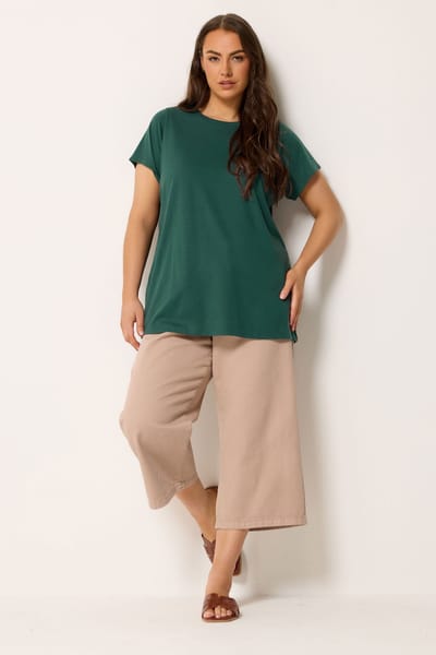 Yours 3 Pack Mokkabruine En Roze Core Basic Tshirts Size 42