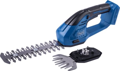 Scheppach Accu Heggenschaar & Grasschaar C-HTGS200-X - 20V IXES - Heggenschaar met 200mm snoeilengte - Grasschaar met 90mm snoeibreedte - voor struiken, heggen en gras - excl. accu & lader