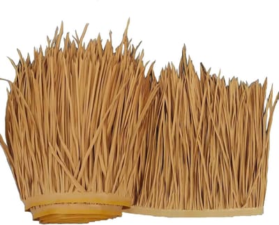 Kunstmatige Riet Dakbedekking - Stro Pan Eendgras - Decoratief Tuinhuisje - Vlamvertragend Milieuvriendelijk - 50x100 cm - Natuurlijk