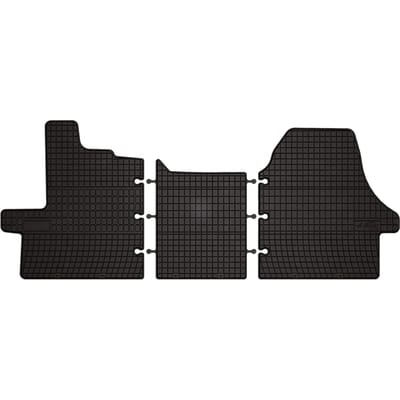 Wielganizator SolidPRO - Auto Rubber Matten - Citroen Jumper II - Zwarte Kleur - Modeljaar 2006-2014