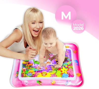 COOL'R® M Waterspeelmat - Met geluid - Speelmat - Kraamcadeau - Opblaasbaar baby water speelmat - Speelkleed - Water speelgoed - Baby speelgoed 0 jaar - Babygym - Kinder speelgoed - Tummy Time