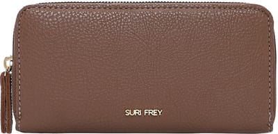 SURI FREY Portemonnee Ketty Zip Around Wallet Darktaupe Bruine