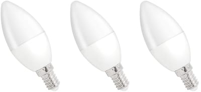 Spectrum LED Kaarslamp E14 8W - 230V - 710 Lumen - 4000K Neutraal Wit - Natuurlijk Licht - Energiezuinig - 3 stuks