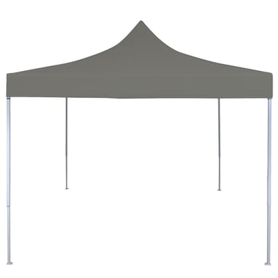vidaXL - Partytent - 291 - x - 291 - x - 315 - cm - Antracietkleurig - Oxford - Stof