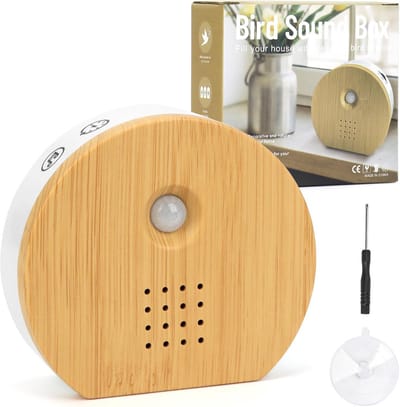 Geluidsbox met Bewegingssensor en Natuurgeluiden - Timer en Zuignap