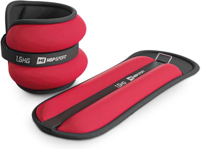 Gewichtsmanchetten voor Pols en Enkel - Ankle and Wrist Weights Set 2x 0.5kg, 1kg, 1.5kg, 2kg, 2.5kg