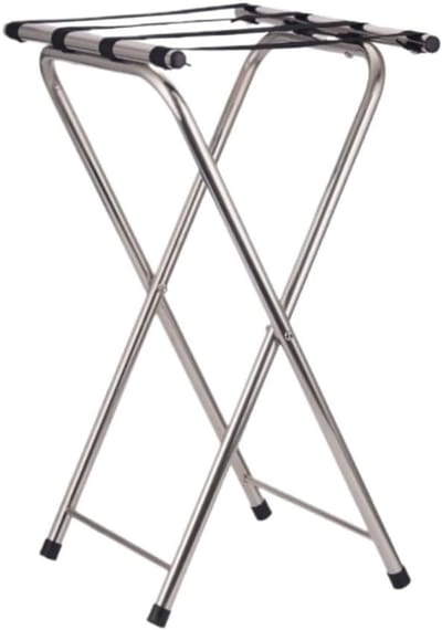 Kofferstandaard - Bagagerek Hotelrek - Koffers Opbergen - Opvouwbaar Ontwerp - 80x42x52cm - Zilver