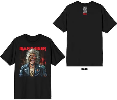 Iron Maiden - Est. 1975 Eddie Scream Portrait Heren T-shirt - S - Zwart