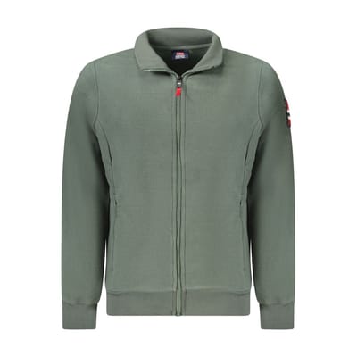 Noorwegen 1963 Groen Polyester Heren Sweatshirt