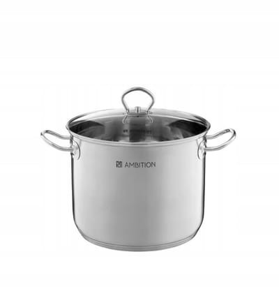 Ambition Acero Pan met Glazen Deksel - 28cm, 13.5L, Inductie