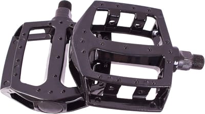 BMX Fietspedalen - Aluminium Pedalen - Tricks en Jumps - Lichtgewicht met Grip - 9/16 Inch 86mm - Zwart
