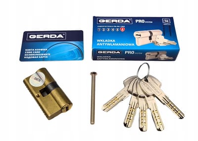 Gerda Pro Systeem Cilinder 30/30 Messing - Beschermingsklasse 6