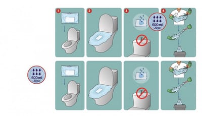 Dr Helewa - care - Toiletzakken - Bowl Liner - 600 ml - 20 stuks - hygiënisch - geurneutraliserend