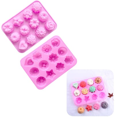 Allecto - Siliconen vormen - Aardbeienvorm - Creatief bakken - Roze - Gummibeertjesvorm - Perfect voor desserts - Geschikt voor taartdecoratie - Si...