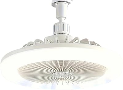Nivard Plafondventilator - Met Verlichting - Plafond Ventilator - Met Lamp - Plafonniere Met Ventilator - Met Licht - 25cm