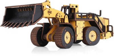 Eco Wood Art Modelbouwpakket Loader Belaz 78250 - 3D Puzzel - Miniatuur Bouwpakket Volwassenen - DIY - Knutselen - Hout