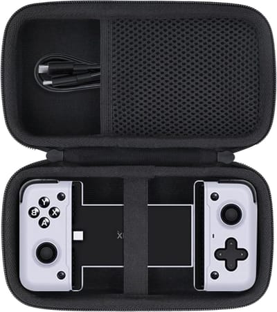 Hard Case voor EasySMX M05/M10 Mobiele Controller - Beschermende Tas voor Smartphone Controllers, Organizer voor Reisaccessoires, Zwart, 21.5*12.5*5.8cm