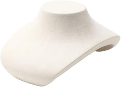 Hanger Sieraden - Display Stand - Etalage Presentatie - Zijdezacht Microfiber - 10 x 10 x 10 mm - Wit