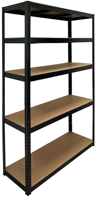 ERRO Opbergrek XL 120 cm – Zware Stellingkast voor Garage, Schuur & Berging – 875 kg Draagkracht – Montage Zonder Gereedschap – 180x120x40 cm