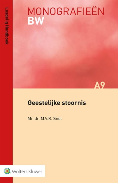 Geestelijke Stoornis - Monografieen Bw