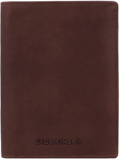 Jack Kinsky Aruba Portemonnee RFID-bescherming Leer 12.5 cm - Jongens - Horizontaal - braun