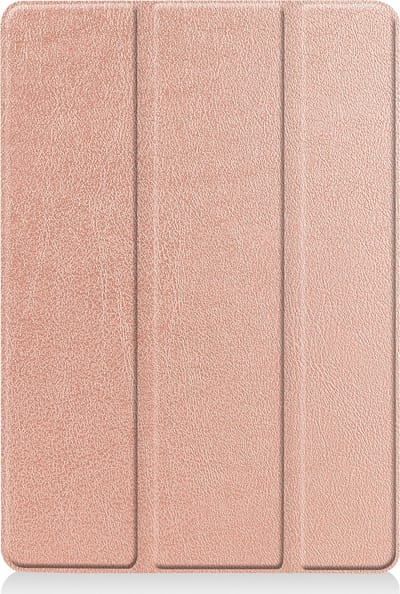 Hoesje - Geschikt voor Apple iPad 8 (2020) - 10.2 inch - 8e Generatie - Dun & Stevig - Trifold Bookcase - Hard Cover - Hardcover Book Case - Tablet Hoes - Rosé goud