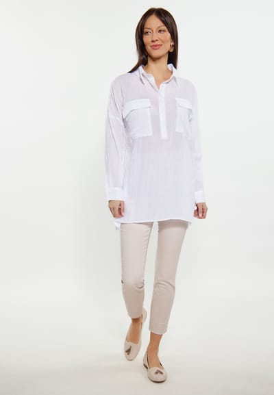 usha Blouse Dames wit