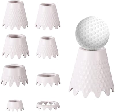 Dailygoods- Golf Tees 8 Stuks - Abs Materiaal - Indoor/Outdoor