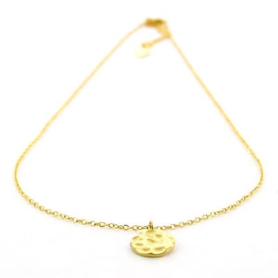 Kalli Ketting Pattern Disc Goud