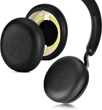 Comfortabele Oorkussens voor Jabra Elite 45h en Evolve2 65 UC Hoofdtelefoons - Zwart, Vervangbaar, Geluidsisolatie