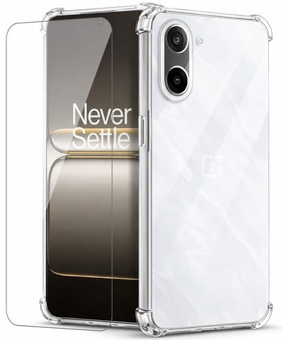 Hoesje geschikt voor OnePlus Nord CE 5 - Screenprotector Glas - Shockproof Transparant