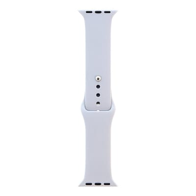 smartwatch bandje Silicoon voor watch bandje - Licht Grijs - Geschikt Voor 38 / 40 / 41mm - Smartwatch Siliconen Bandje