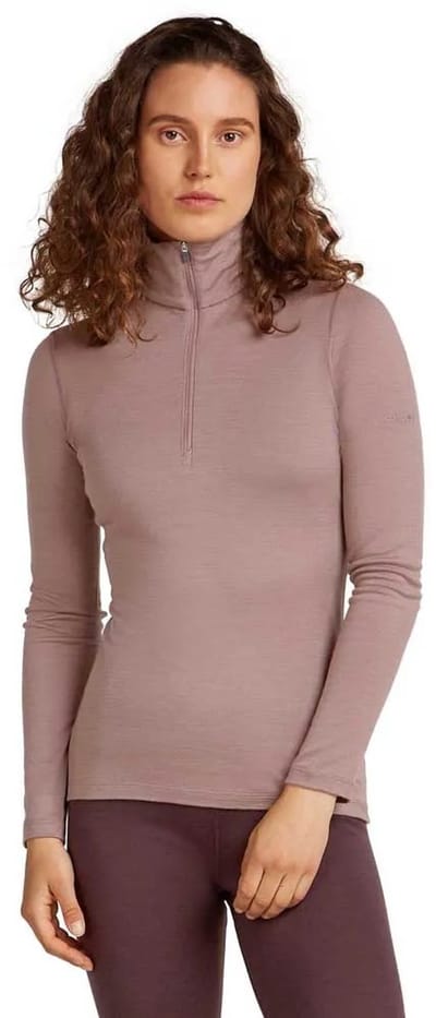 Icebreaker Merino 200 Oasis Lange Mouwen Basislaag Paars XS Vrouw