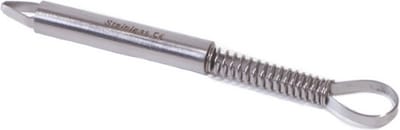 Teekpincet drukveer- model 9cm rvs Medipharchem - Metaal - RVS