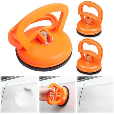 Dailygoods- Deukentrekker - 3 Stuks - Deuken Reparatieset Auto - Uitdeukgereedschap - Antislip Zuignap - Snelle Reparatie zonder Lakschade - Deukenreparatieset