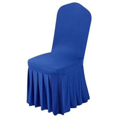 VEVOR 30 × Stoelhoezen, Platte Voorkant, Wasbaar en Afneembaar Polyester-Spandex Stoelhoezen voor Bruiloften en Restaurants, Geschikt voor Stoelen, 51 X 45 X 95 cm, Zwart