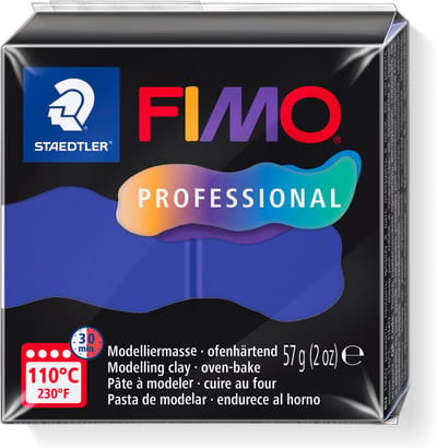 FIMO professional - ovenhardende boetseerklei - blok 57 gr - koninklijk blauw
