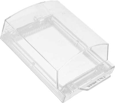Noodknop Afdekking - Alarm Paneel - Veiligheid Verhoging - Volledige Dekking - 21.5 x 13.5 cm - Transparant