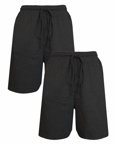 Paul Hopkins Heren Bermuda Short Duo set, kleur 2 x zwart KBH2116I-XL