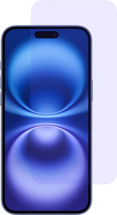 Just in Case blue Light Filter Screenprotector geschikt voor iPhone 16 Plus - Screenprotector Anti Blue Light
