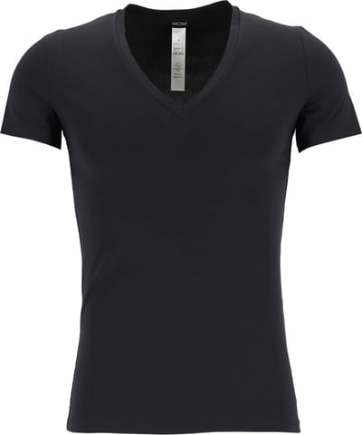 HOM - Supreme Cotton T-Shirt (1-pack) - V-hals - Zwart - mannen - Maat M