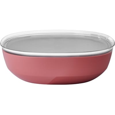 Mepal Serveerschaal Silueta 4.0 l met deksel - Vivid mauve - campingservies - buitenservies