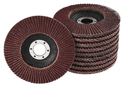 Lamellenschijven 10 stuks Ø 125 mm, korrel 40, voor haakse slijper