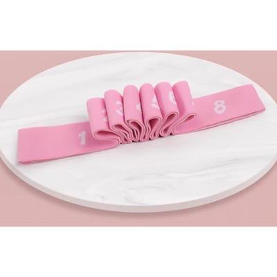 Bande Élastique de Yoga Extensible Corde de Résistance pour Fitness Pilates Danse Salle de Sport Entraînement Corde à Tirer avec Matériau Durable white