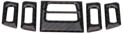 Qiilu Carbon Fiber Ventilatiepaneel Trim voor BMW E90/E92/E93 - Luxe en Duurzaam