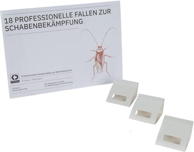 Dailygoods- Kakkerlakkenval Effectief - Lijmval met Lokstof - Niet Giftig - Compleet Pakket - Diervriendelijk - Voor Binnen - Insectenval