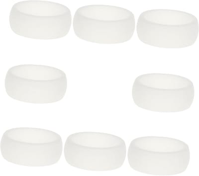 Heren Siliconen Set - Sport Ringen - Bescherming Sieraden - Scheur en Barstbestendig - 8 Stuks - Multicolor