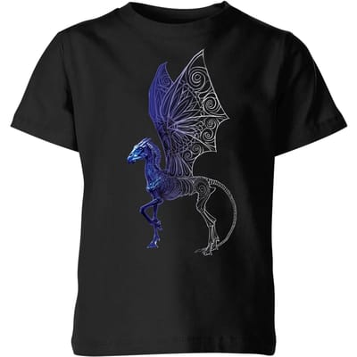 Fantastic Beasts Tribal Thestral kinder t-shirt - Zwart - 98/104 (3-4 jaar)