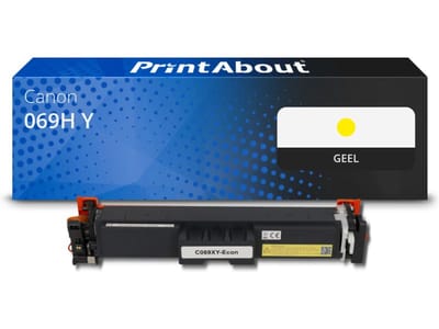 PrintAbout huismerk Toner 069H Y Geel Hoge capaciteit Geschikt voor Canon
