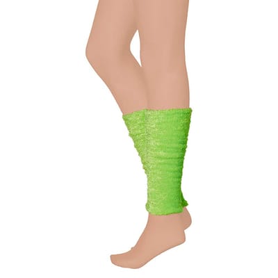 Apollo - Feest beenwarmers - Beenwarmers carnaval - Fluor groen - one size - Feestartikelen - Beenwarmers dames - Beenwarmers neon - Party